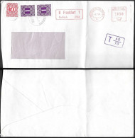 Austria Klosterneuburg Postage Due Cover 1974 Mailed From Frankfurt Germany - Cartas & Documentos