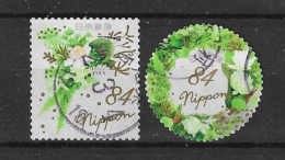 Japan 2020 Greetings Flowers Y.T. 9734/9735 (0) - Gebraucht