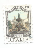 (REPUBBLICA ITALIANA) 1978, FONTANE, TRENTO, GENZANO DI LUCANIA - 2 Francobolli Usati - 1971-80: Afgestempeld