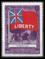 USA UNITED STATES OF AMERICA 1941 PAUL H. HELMS TAUNTON  FLAG VIGNETTE CINDERELLA Reklamemarke MNH**  LIBERTY  - Vignetten (Erinnophilie)