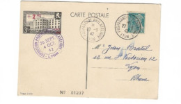 Entero Postal Propaganda Filatélica 1942-  7592 - Célébrités