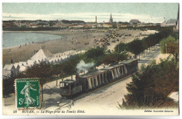 ROYAN - La Plage Prise Du Family Hôtel - Train - Royan