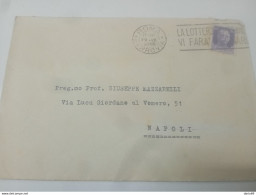 1939 LETTERA INTESTATA R. LABORATORIO CENTRALE DI IDROBIOLOGIA ROMA X NAPOLI - Poststempel