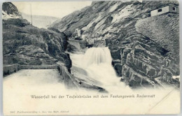 10571604 Andermatt Andermatt Wasserfall Teufelsbruecke * Andermatt - Sonstige & Ohne Zuordnung