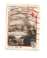 (REPUBBLICA ITALIANA) 2020, GABINETTO G. P. VIEUSSEUX, FIRENZE - Serie Di 1 Francobollo Usato - 2011-20: Gebraucht