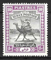 SUDAN....KING GEORGE V...(1910-36..)....CAMEL......10p.........SG46........MH... - Soedan (...-1951)