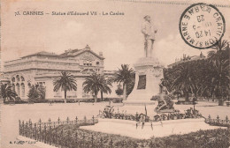 CANNES - STATUE D EDOUARD VII - LE CASINO - Cannes