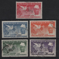 Guinee - N°3 à 7 - Obliteres - Cote 6€ - Guinée (1958-...)