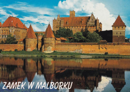 Pologne Château De Malbork Vue Depuis La Rivière Nogat - Poland