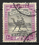 SUDAN....KING EDWARD VII..(1901-10..)....CAMEL....10p......SG28a....CREASED.....(CAT.VAL.£18..)...CDS.....USED.. - Soedan (...-1951)