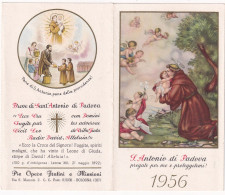 Calendarietto - Pie Opera Fratini E Missioni - Bologna - Anno 1956 - Tamaño Pequeño : 1941-60