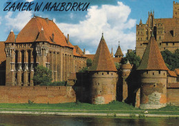 Pologne Château De Malbork Vue Depuis La Rivière Nogat - Poland