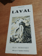 155 // LAVAL FRANCE / PLAN TOURISTIQUE - Cuadernillos Turísticos