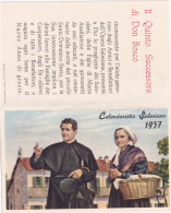 Calendarietto - Salesiano - Il Quinto Successore Di Don Bosco - Anno 1956 - Petit Format : 1941-60