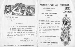 Nîmes Publicité Domaine Caplans Capelans Vins Vin - Nîmes