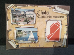 49  -   CHOLET     "  Carte Souvenir "   Nc   - Net  1,50 - Cholet