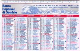 Calendarietto - Banca Popolare Di Sondrio - Anno 2001 - Petit Format : 2001-...