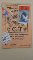 Ancienne Carte-carnet CGT , 1961 - Historische Documenten