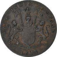 Grande-Bretagne, British East Indies, 4 Keping, 1804, Cuivre, TTB, KM:267 - Colonias