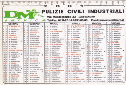 Calendarietto - Dm Service - Alessandria - Anno 2001 - Petit Format : 2001-...