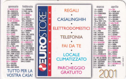 Calendarietto - Eurostore  - Anno 2001 - Petit Format : 2001-...