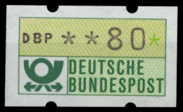 BRD ATM 1981 Nr 1-1-080 Postfrisch S4AF982 - Automatenmarken [ATM]