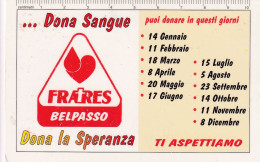 Calendarietto - Fratres - Belpasso - Anno 2001 - Petit Format : 2001-...