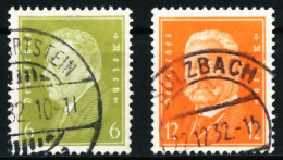 D-REICH 1932 Nr 465-466 Gestempelt X5DED12 - Used Stamps