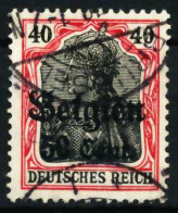 BES 1WK LP BELGIEN Nr 20bII Zentrisch Gestempelt X629DAE - Bezetting 1914-18