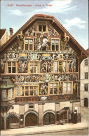 10570393 Schaffhausen SH Schaffhausen Haus Zum Ritter Ungelaufen Ca. 1920 Schaff - Sonstige & Ohne Zuordnung