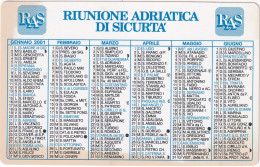 Calendarietto - Ras - Riunione Adriatica Di Sicurtà - Anno 2001 - Kleinformat : 2001-...
