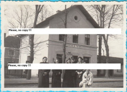 ČAGLIN - Railway Station ... Croatian Original Vintage Photo 1930s * Bahnhof Stazione Ferroviaria Train Tren Zug - Eisenbahnen