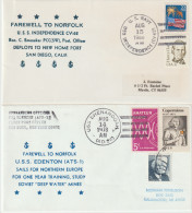 16039   NORFOLK - ADIEU - SALUTATIONS - FAREWELL - GREATING - 6 Enveloppes - Scheepspost