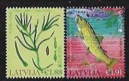 LETONIA /LAVTIA /LETTLAND /LETTONIE  - EUROPA-CEPT 2024 -"UNDERWATER FLORA And FAUNA".- SET Of The 2 STAMPS-  N - 2024