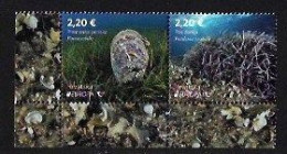 CROACIA /CROATIA /KROATIEN /HRVATSKA  - EUROPA-CEPT 2024 -"UNDERWATER FLORA And FAUNA".- SERIE De 2 V. JUNTOS-CH-INF-IZQ - 2024