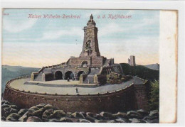 39060521 - Kaiser Wilhelm-Denkmal Auf Dem Kyffhaeuser Ungelaufen  Oxydationsspuren. Rueckseite Leicht Stockfleckig, Son - Bad Frankenhausen