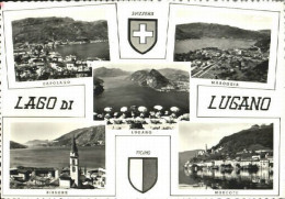 10569918 Lugano TI Lugano Capolago Bissone Morcote Maroggia X 1960 Lugano - Sonstige & Ohne Zuordnung