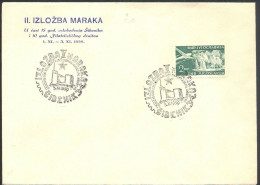 .Yugoslavia, 1959-11-03, Croatia, Šibenik, 2nd Stamps Exhibition Commemorative Postmark & Cover - Altri & Non Classificati