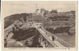 375 - Biarritz - La Passerelle Du Rocher De La Vierge E Le Plateau De L' Attalaye - Biarritz