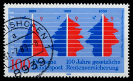 BRD 1989 Nr 1426 Zentrisch Gestempelt X86DECE - Oblitérés