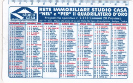 Calendarietto - Studio Casa - Gruppo Agenzie Immobilari - Anno 2001 - Petit Format : 2001-...