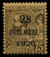 MONACO 1921 Nr 47 Ungebraucht X91E8FA - Unused Stamps