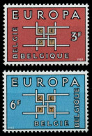 BELGIEN 1963 Nr 1320-1321 Postfrisch X93399E - Nuevos