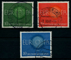 BRD BUND 1960 Nr 337-339 Gestempelt X95CCF6 - Gebruikt