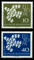 BRD BUND 1961 Nr 367x-368x Postfrisch X965D8E - Neufs