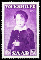 SAARLAND 1954 Nr 356 Postfrisch S034FCA - Unused Stamps