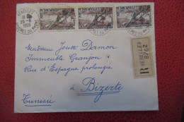 FRANCE Lettre Recommandée   Du  06 04 1959 De Venelles  Pour Bizerte - Cartas & Documentos