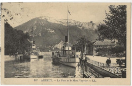 383 -  Annecy - Le Port Et Le Mont Veyrier - Annecy