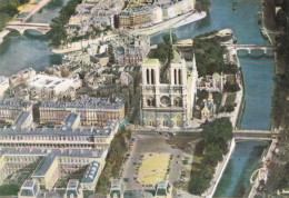 75, Paris, Ile De La Cité, Cathédrale Notre Dame Et Le Parvis - Notre-Dame De Paris