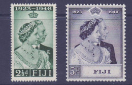 Fiji SG270/1 Royal Siver Wedding ** Mnh - Fidschi-Inseln (...-1970)